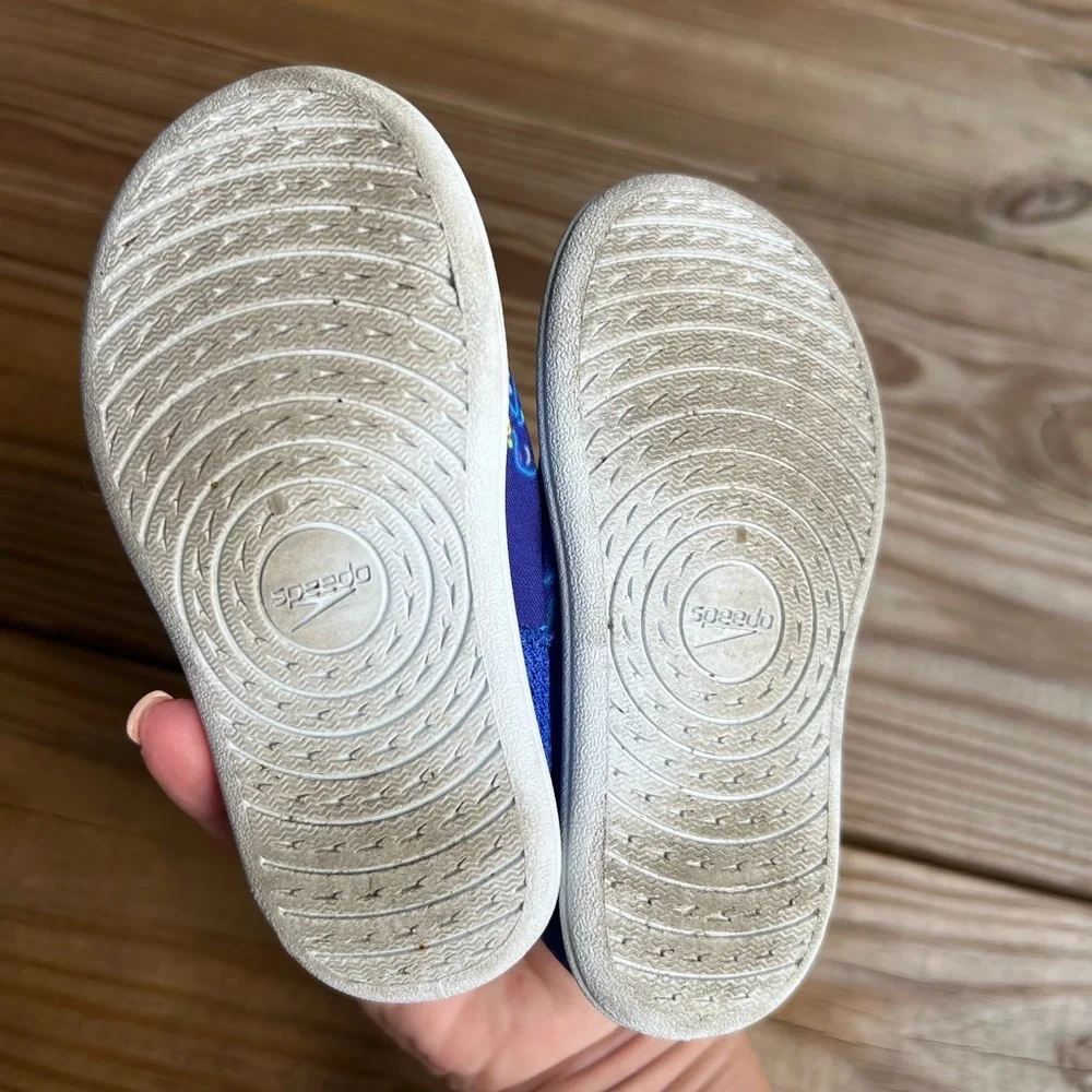 Speedo Blue Shark Toddler Water Shoes 5/6